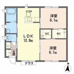 宮城県柴田郡柴田町船岡東2【一戸建】の間取り
