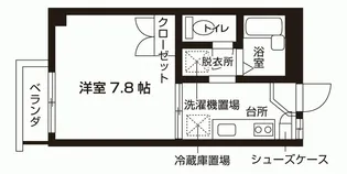 東京都清瀬市野塩1【マンション】の間取り