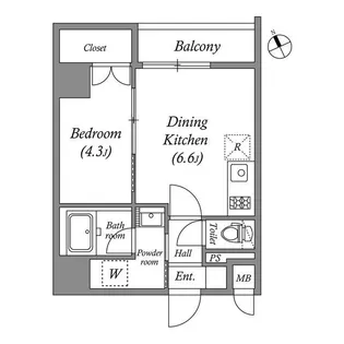 東京都杉並区高井戸東3【マンション】の間取り