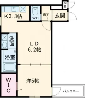 大阪府泉佐野市高松東2【アパート】の間取り