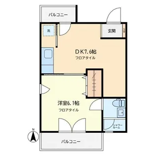 ルポ・ルアナ【3階】の間取り