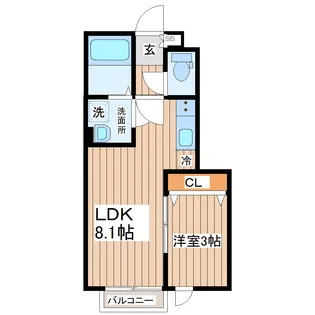 【新築】Casa Tela【1階】の間取り