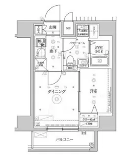 東京都北区王子2【マンション】の間取り