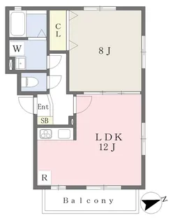 ストーリア向山【4階】の間取り