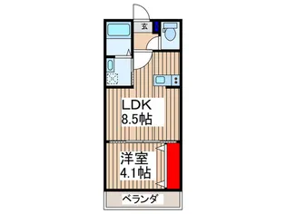 ロワジール新河岸【3階】の間取り