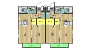 ガーデンハウス A【1階】の間取り