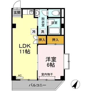 グレンジハイツ【3階】の間取り