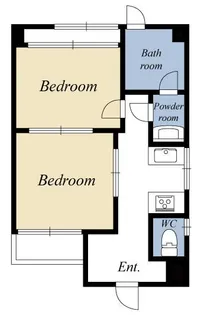 ジュエル宇喜田エメラルドマンション【7階】の間取り