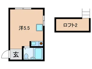 中延ハイツ【1階】の間取り