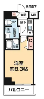 ARCOBALENO KANAMACHIII【4階】の間取り