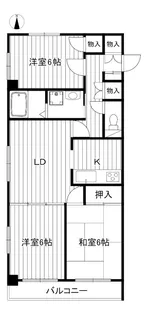 クレールアルジャン【3階】の間取り