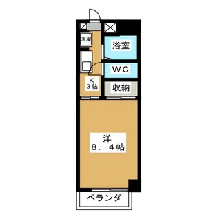 クレイタスパークII【2階】の間取り