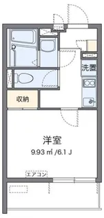 クレイノ石原橋【1階】の間取り