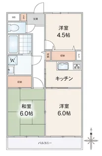 フロントパークヨシダ【2階】の間取り