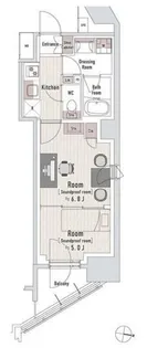 TRACK渋谷本町【9階】の間取り