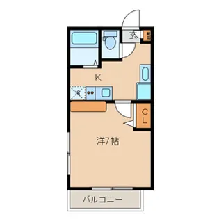 SUNハイツ【2階】の間取り