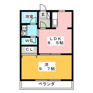 CASA LIVERTA【3階】の間取り