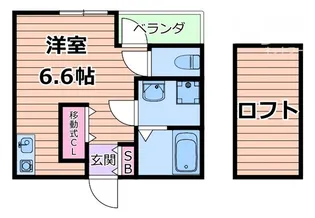 ドミニオン豊津I【3階】の間取り