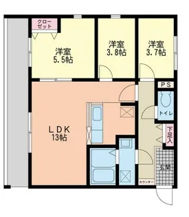 neo-s【2階】の間取り