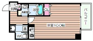 ダイドーメゾン大阪・中之島【7階】の間取り