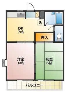 ガーデンハウス東戸塚B【1階】の間取り