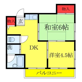 メゾンサワダ【2階】の間取り