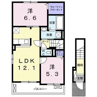 プレッソII【2階】の間取り