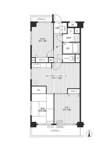 エクセラン新城【2階】の間取り