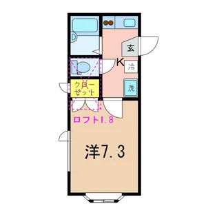 ケルン【2階】の間取り