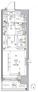 クレイシア上野松が谷【5階】の間取り