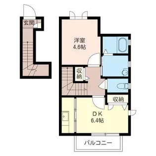 ハニーハウスC【2階】の間取り
