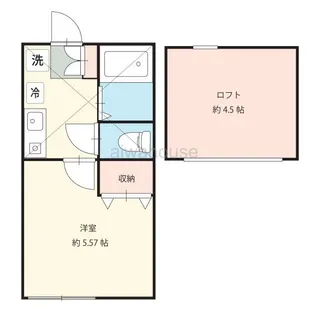ウィスタリア【2階】の間取り