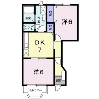 シャルマン・アンブレーム【1階】の間取り