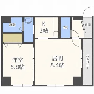 willDo北24条【2階】の間取り