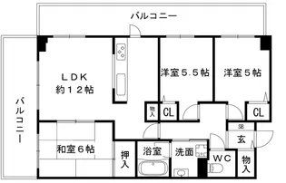 セルバ【11階】の間取り