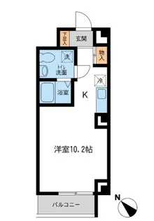 JMFレジデンス新横浜【6階】の間取り