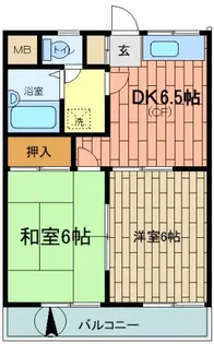 パークメゾン88【2階】の間取り