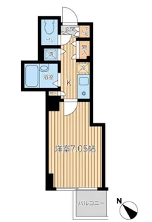 ドゥーエ巣鴨【8階】の間取り