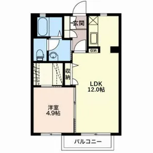シャーメゾンM【1階】の間取り