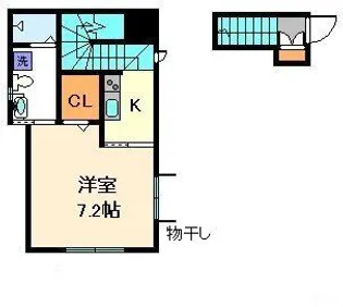TRIII【2階】の間取り