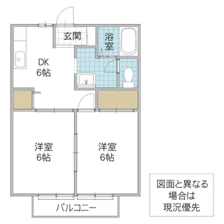 セントラルハイツ【2階】の間取り