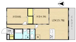 マーヴェラス・ガーデン【3階】の間取り