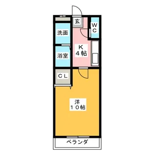 ラフォーレTSUCHIHARA【3階】の間取り
