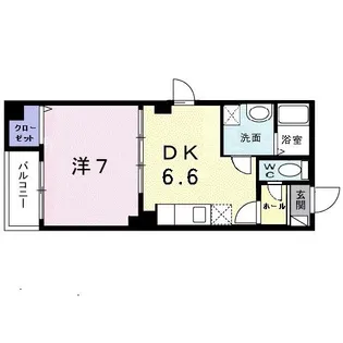 ヴィラ フォンテーヌ 桂川【2階】の間取り