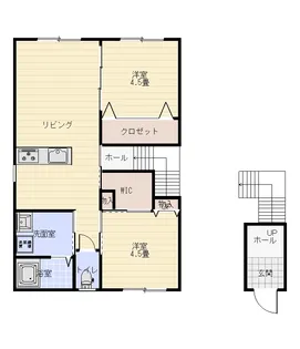 ケントハウス【2階】の間取り
