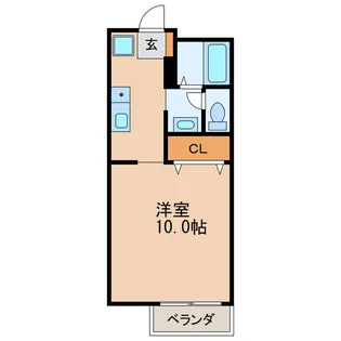エトワール代官町【2階】の間取り