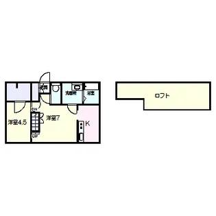 プリマ前橋朝倉【2階】の間取り