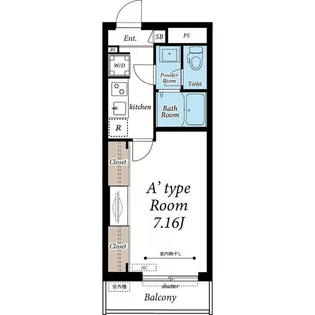 フェリアス長町【3階】の間取り