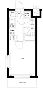 ルーブル武蔵中原【2階】の間取り