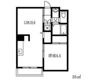 ビューパレス南台【1階】の間取り